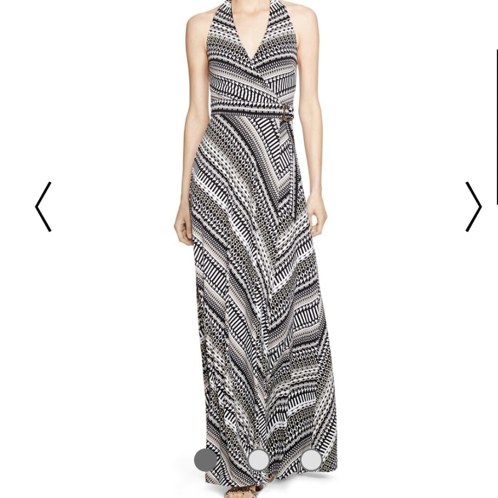 White House Black Market Surplice Maxi dress